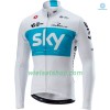 Fietskleding (Fietsshirt Lange Mouw + Lange Koersbroek) 2018 Team Sky N001 Winter Thermal Fleece